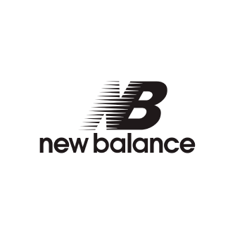 Le logo de la marque New Balance, qui a fait confiance à la Dame Bleue pour une prestation traiteur catering.