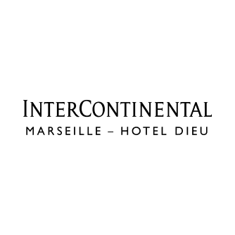 Logo de l'Intercontinental, entreprise cliente du traiteur La Dame Bleue en 2026.