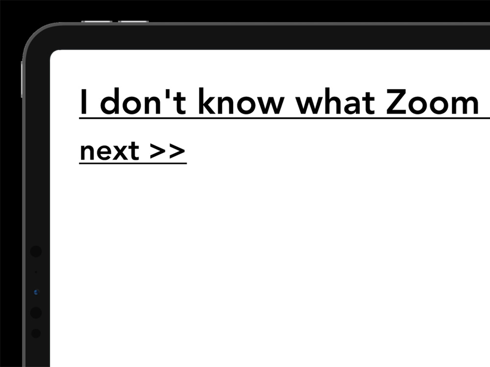 I don't know what Zoom is