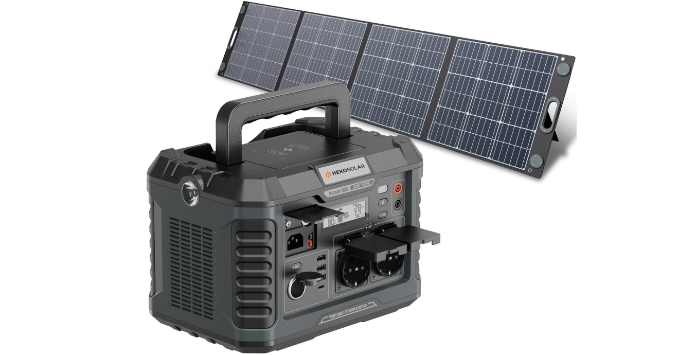 De HEKO Solar Master 1000 + Unfold 200 is een krachtige, draagbare powerstation met zonnepaneel voor in de caravan en off-grid gebruik | Alles over caravans