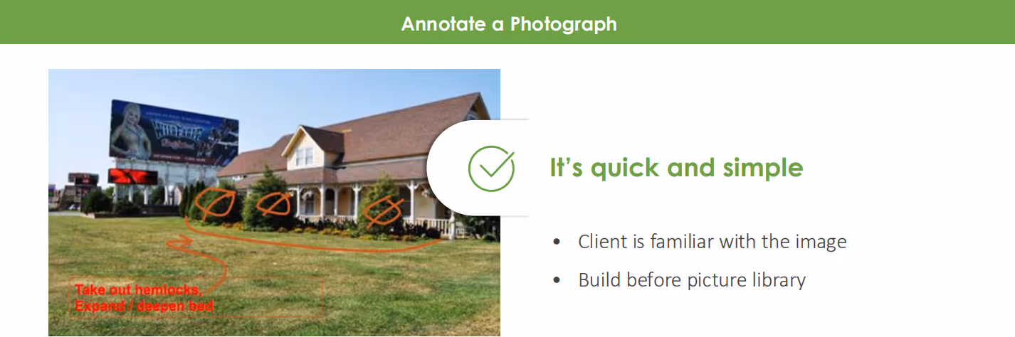 Annotate a photograph