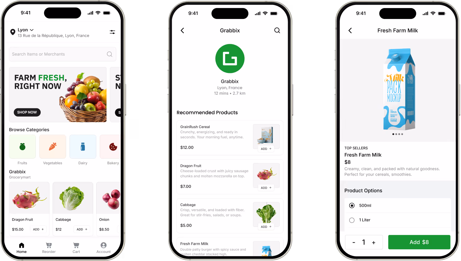 grocery market screenshot