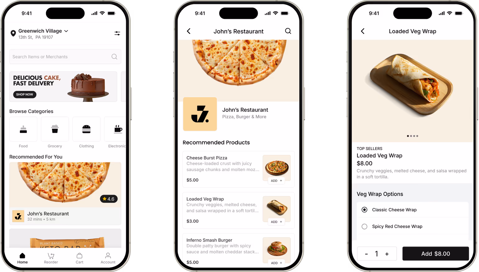 food market screenshot