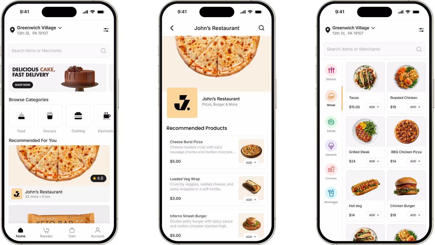food market screenshot