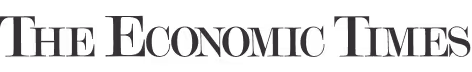 The Economic Times logo in black text on a black background.