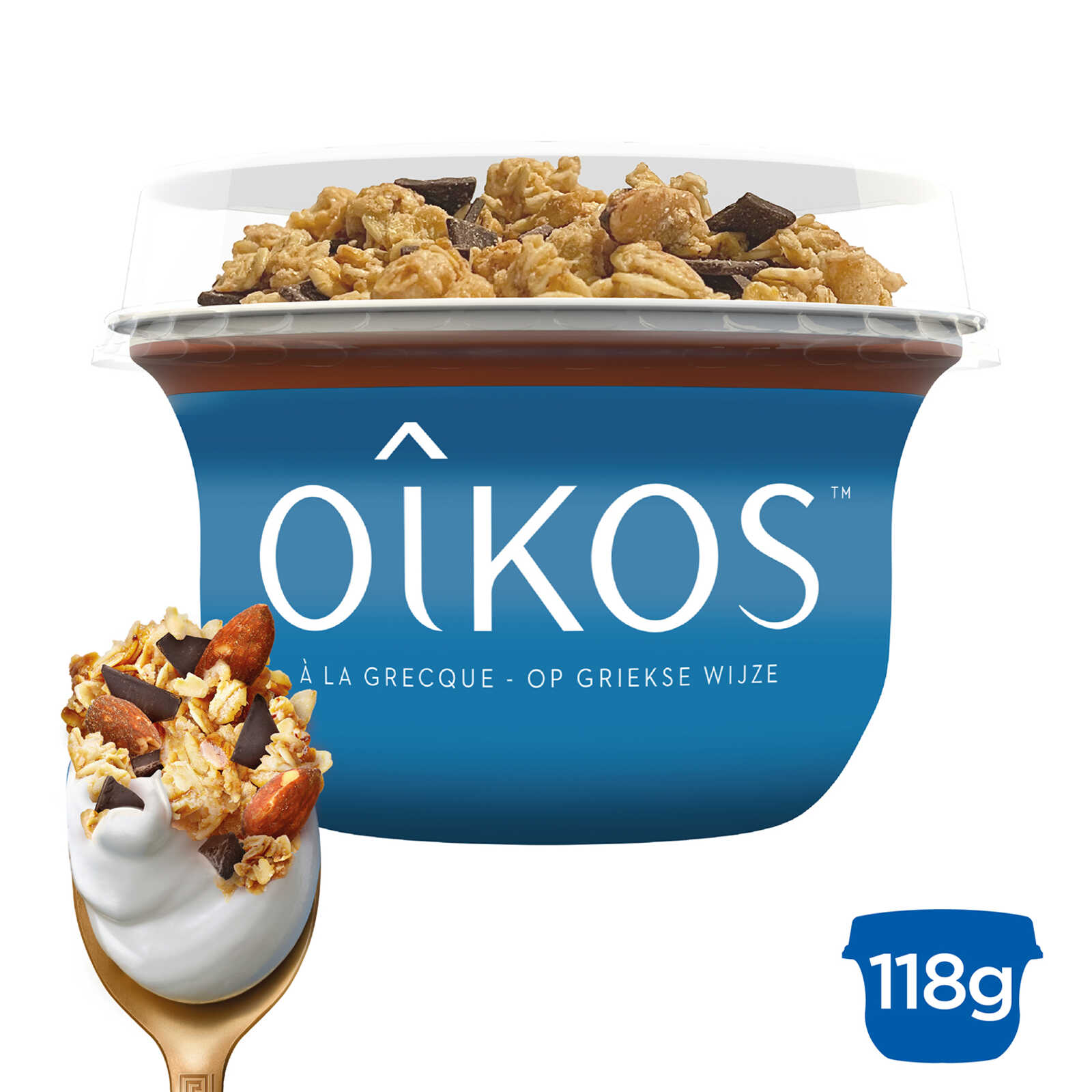 Yaourt à la grecque | Granola | Choc amande
