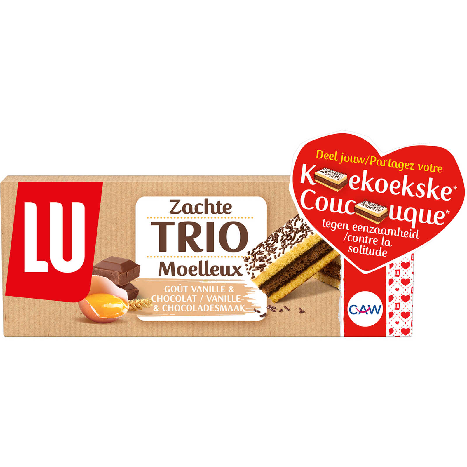 Cakes | Moelleux Trio | Vanille | Chocolat