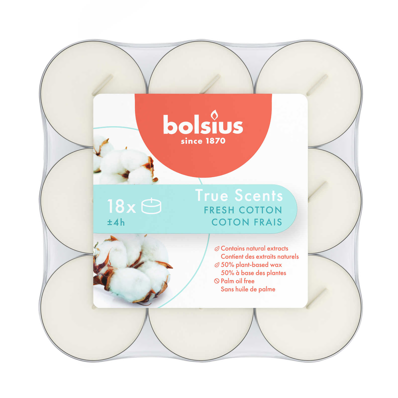 18ct | Chauffe plats | Fresh cotton