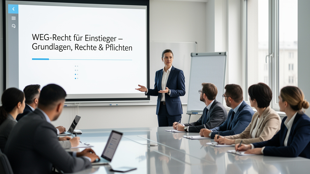 rechtlichen Grundlagen für Einsteiger in die WEG-Verwaltung