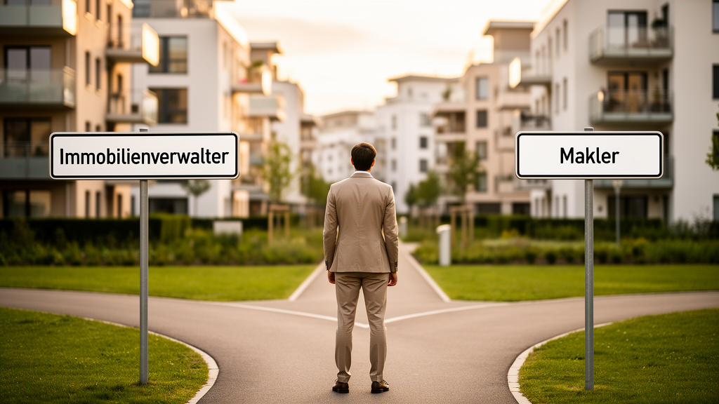 Immobilienverwalter oder Makler