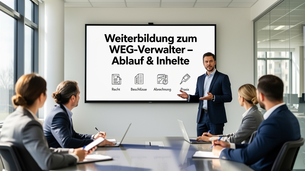 Wie funktioniert die Weiterbildung zum WEG-Verwalter?
