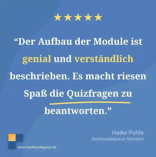 Der Aufbau der Module ist genial und verständlich beschrieben.
