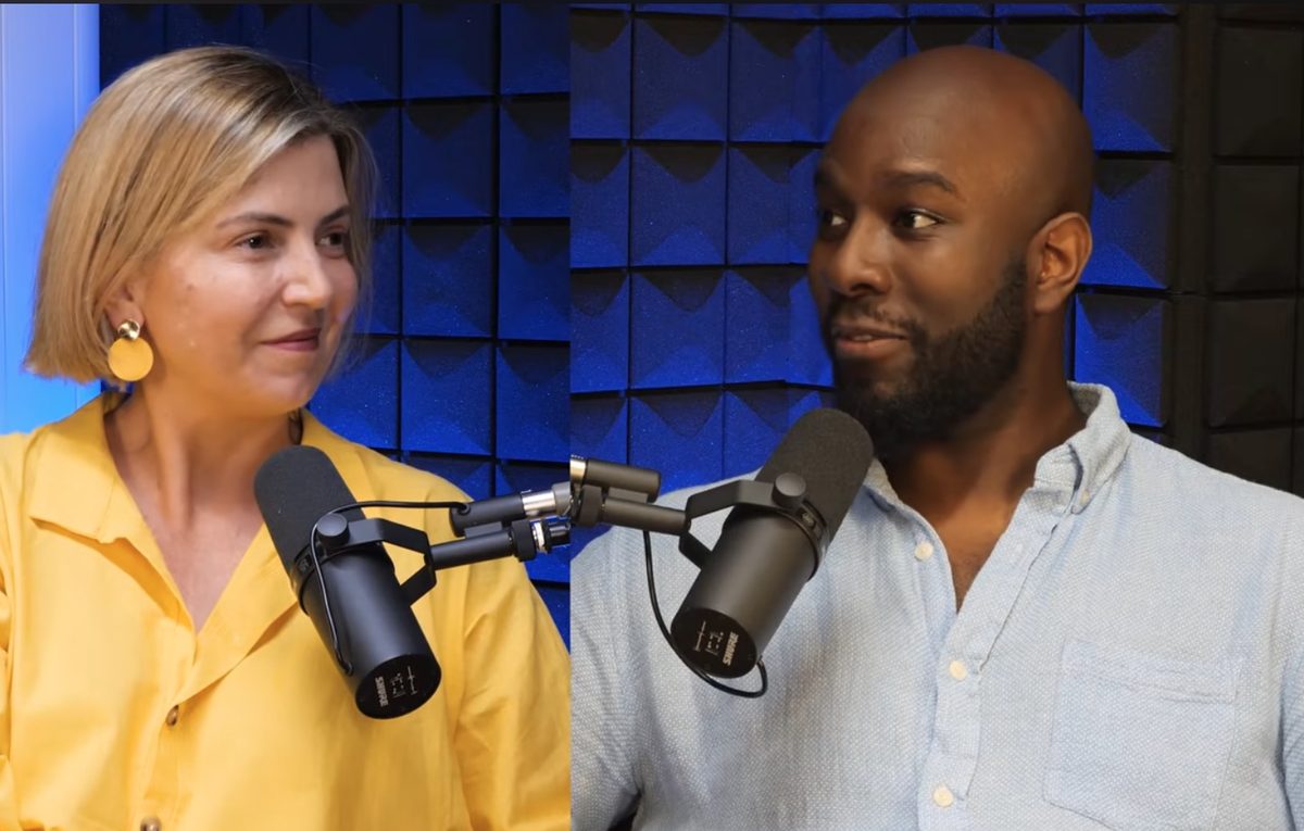 Maike Currie and Carl Hazeley