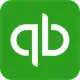 Green square with white lowercase letters 'qb' representing QuickBooks logo.