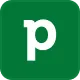 White letter P inside a rounded green square logo.