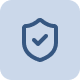 Icon showing two connected squares representing a connection concept.