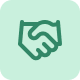 Icon of a person with a star symbol, representing user or favorite profile.