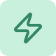 Blue shield icon with a checkmark inside on a light blue rounded square background.
