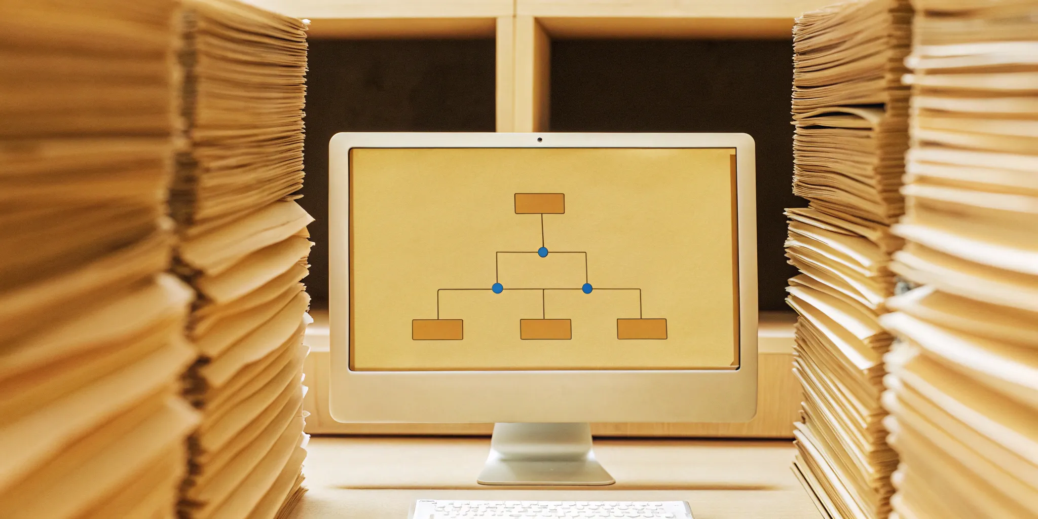 Automated subscription revenue recognition flowchart.