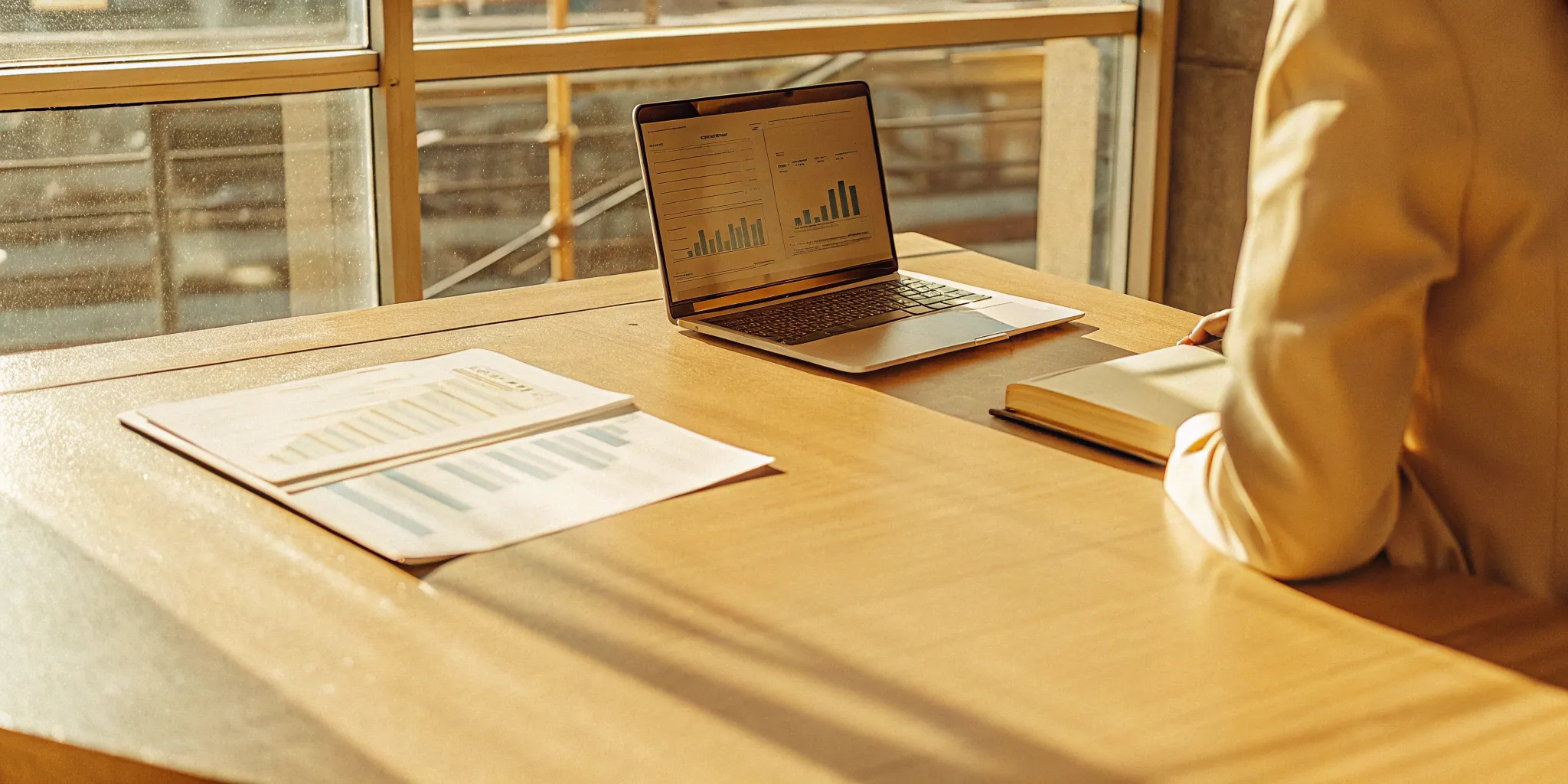 ASC 606 revenue recognition over time on a laptop.