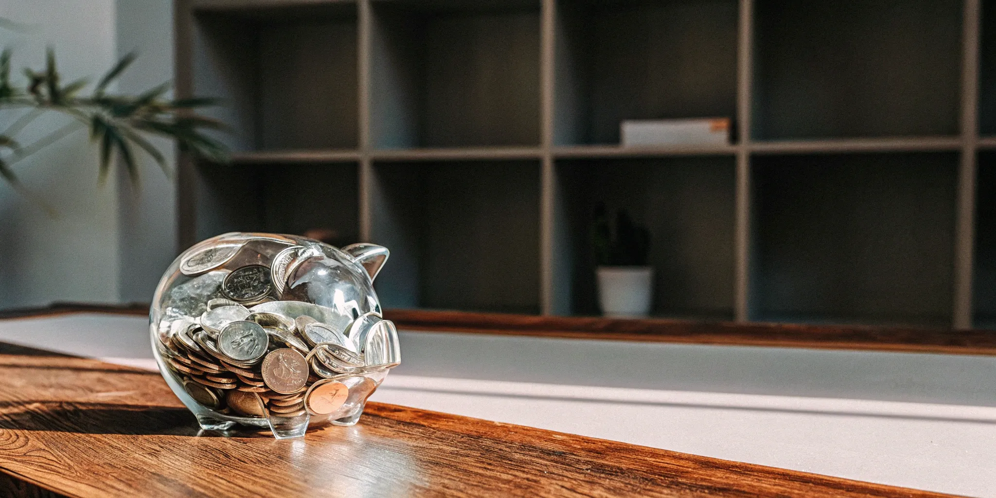 Piggy bank with coins representing ASC 340 prepaid expenses.