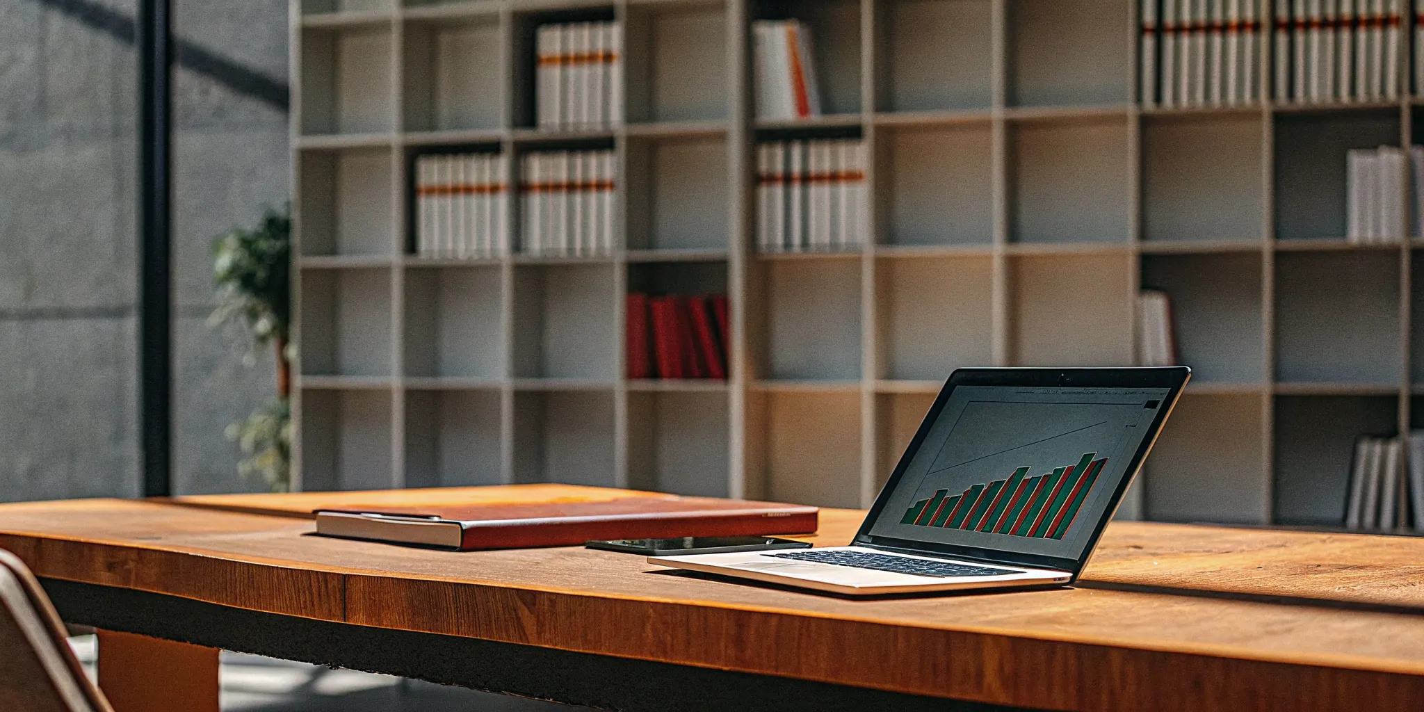 AI-powered accounting software displayed on a laptop.