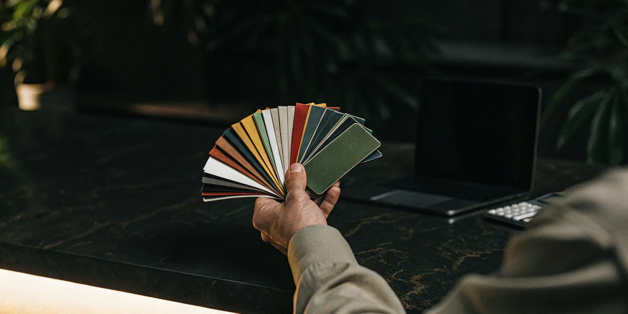 Gift card with colorful stripes representing various accounting options.