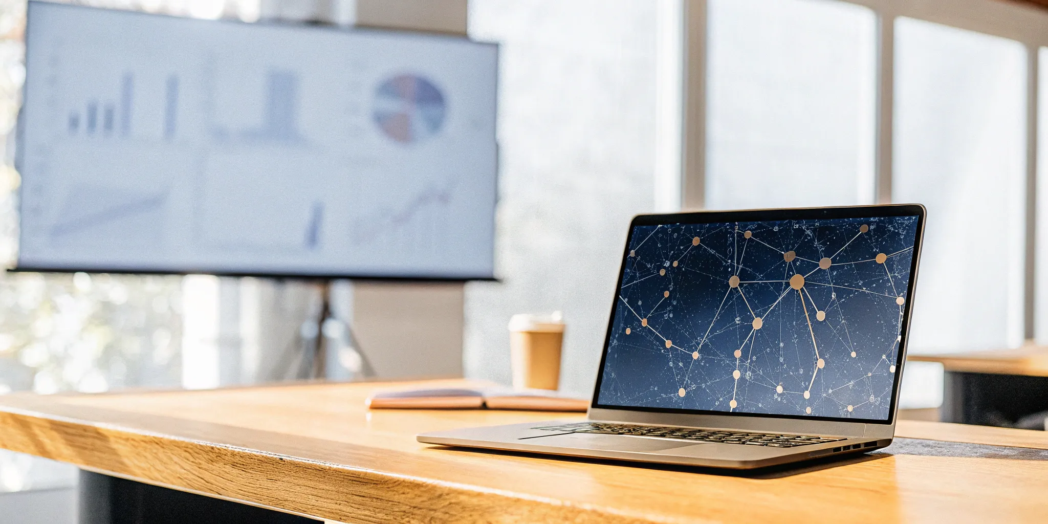 Accounting software integrated with Stripe displayed on a laptop.