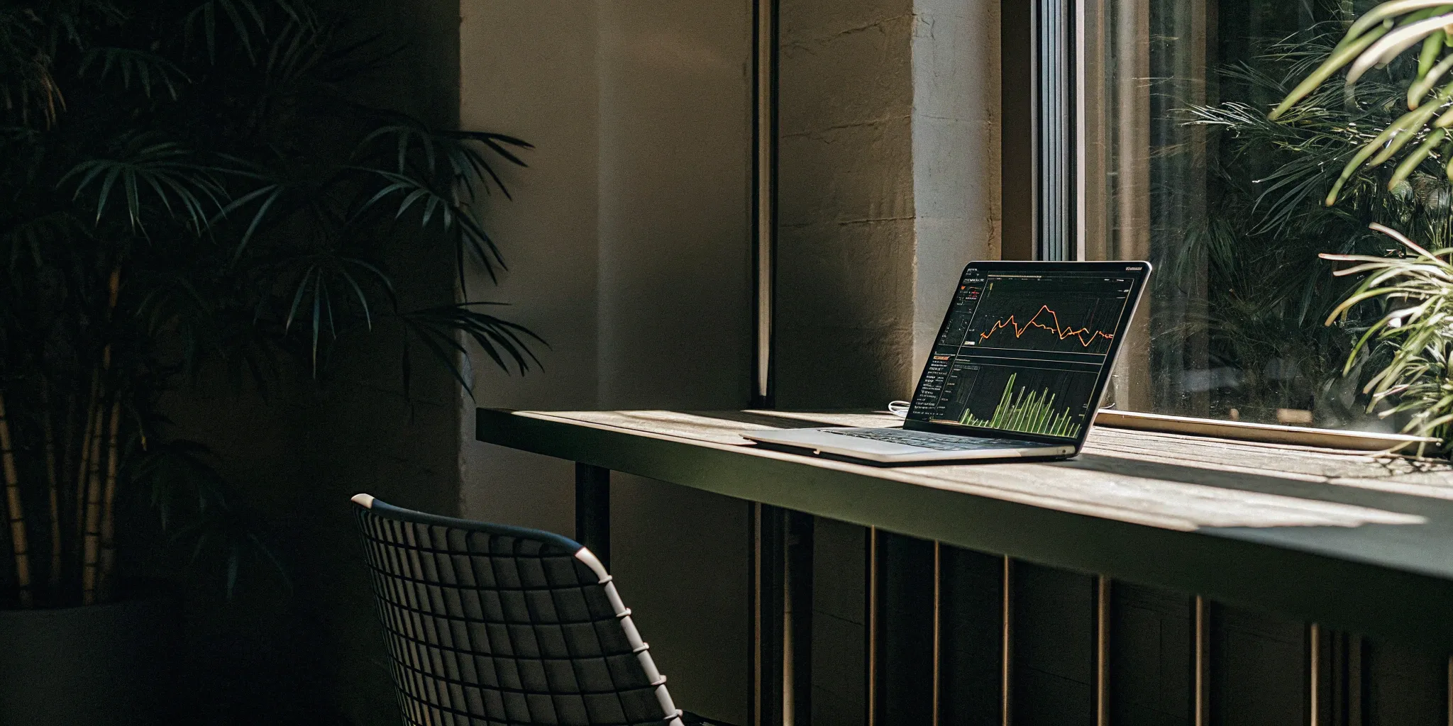 Financial close automation software on a laptop.