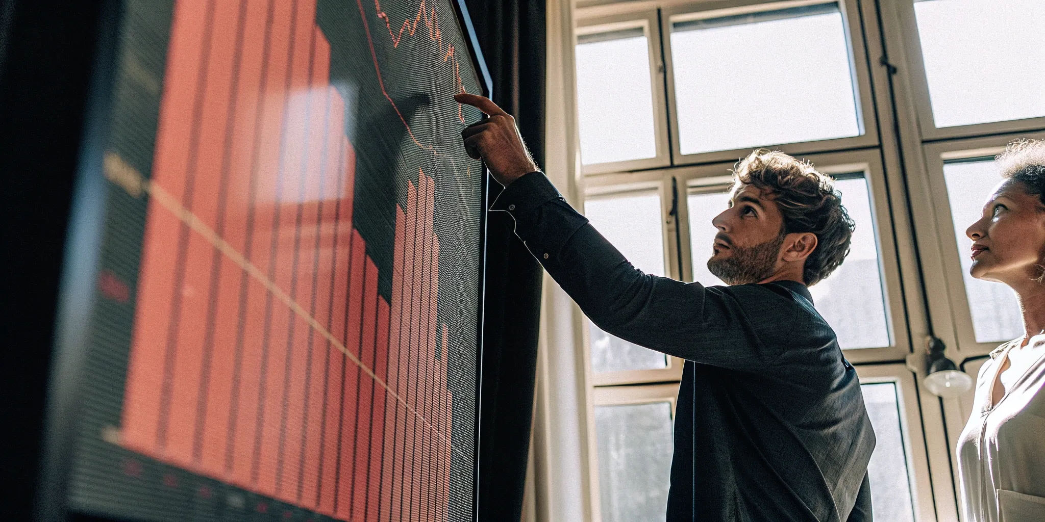 Stripe dashboard displaying financial charts and reporting metrics.