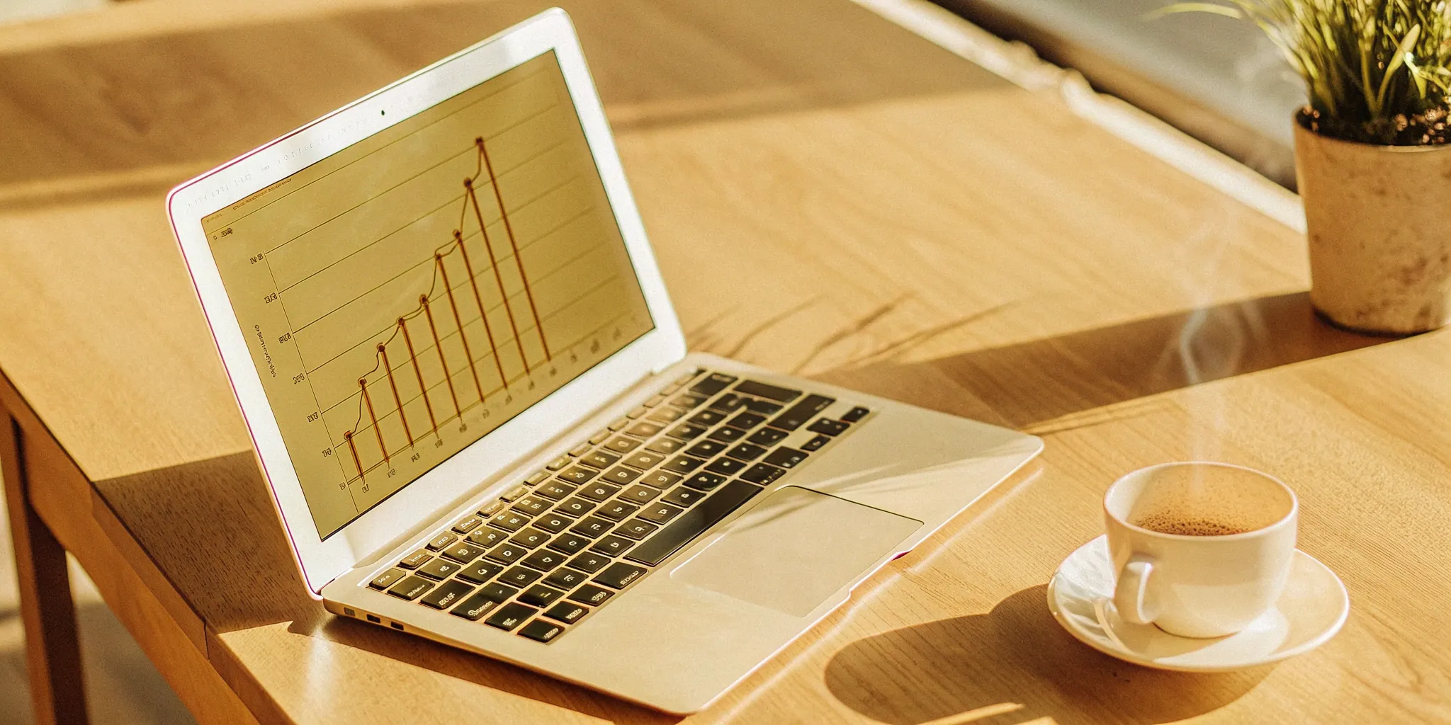 Subscription billing software dashboard displaying revenue growth.