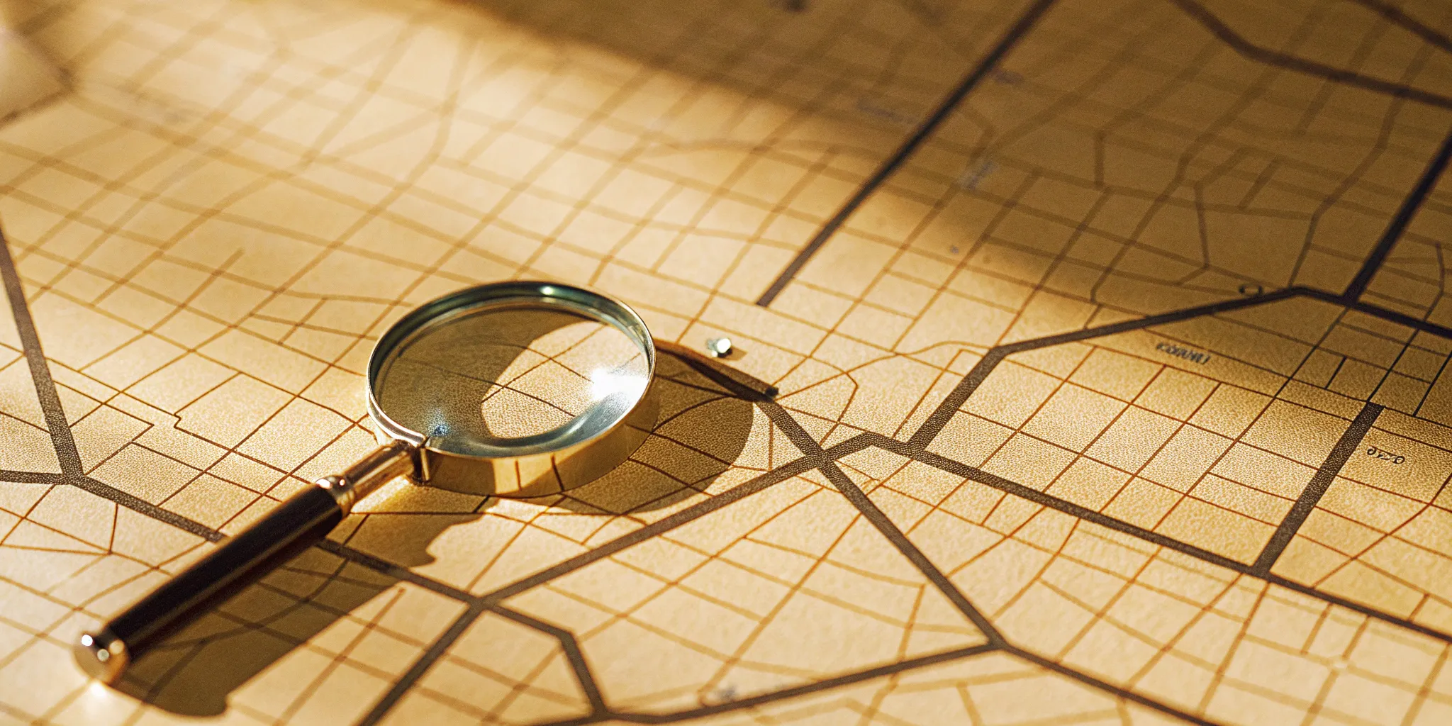 A magnifying glass examining the IFRS 15 agent vs principal distinction on a map.