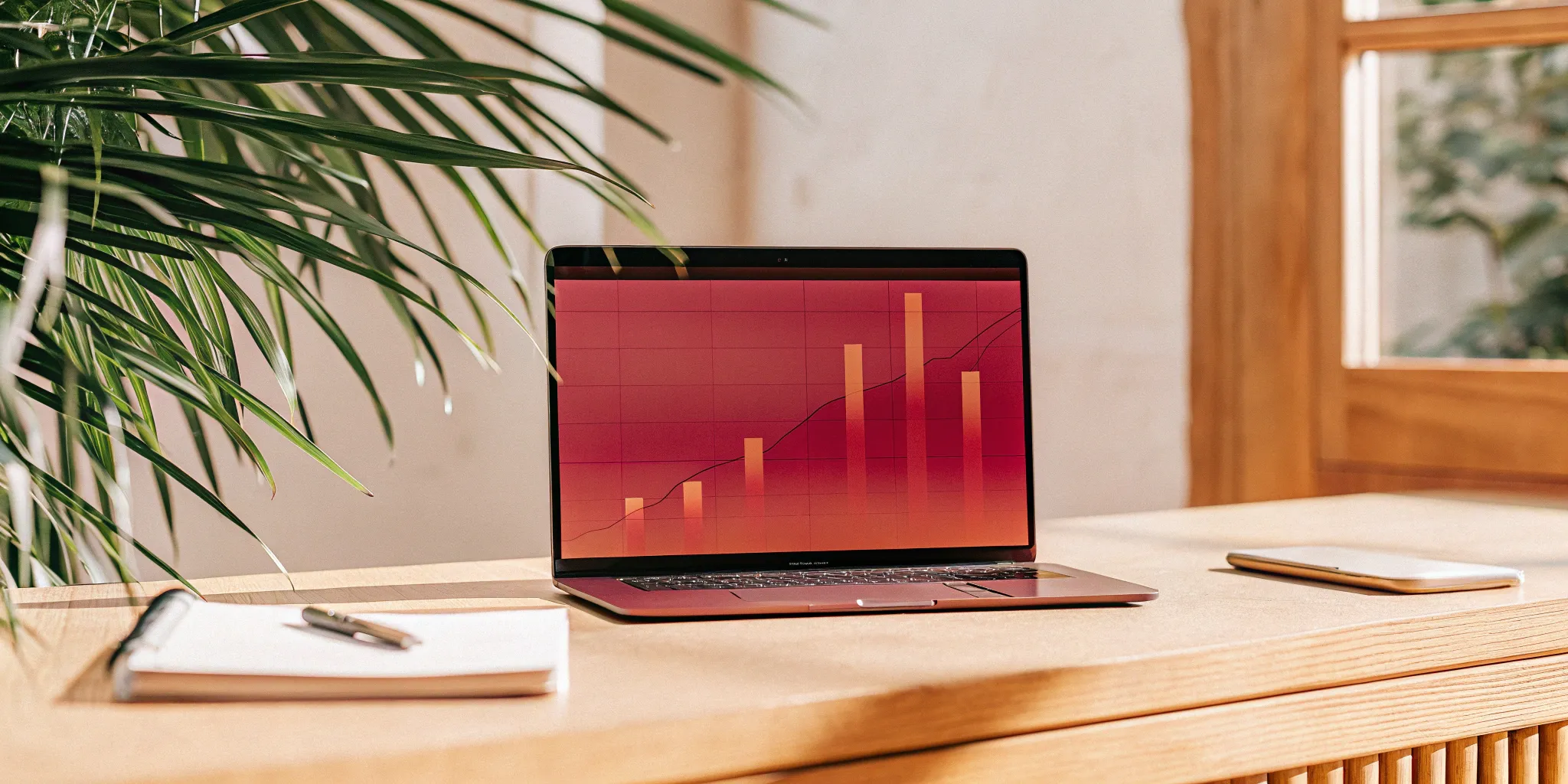 A laptop displaying a dashboard comparing different accounting automation tools.