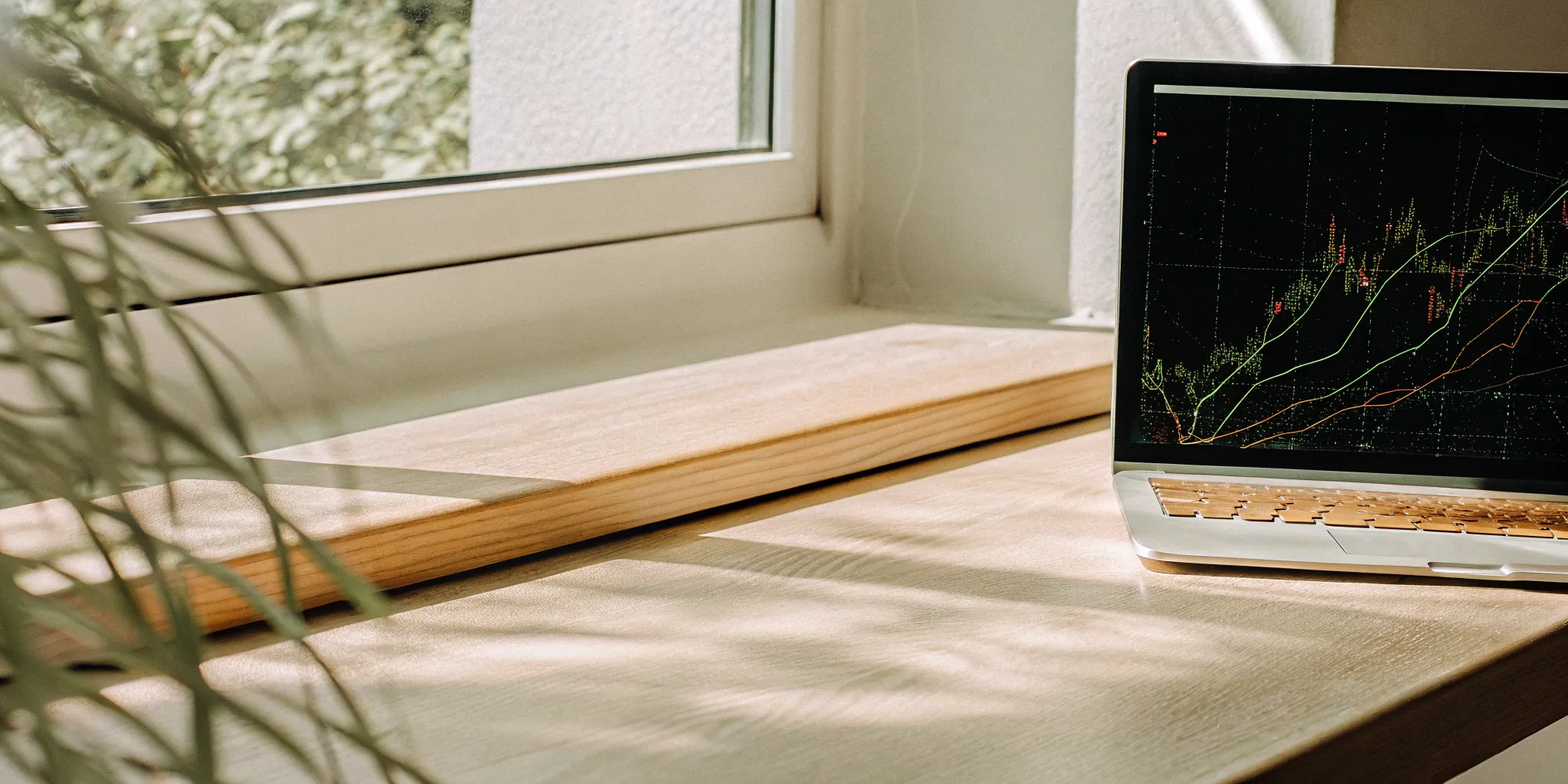 Financial close management software dashboard with analytics charts displayed on a laptop screen.