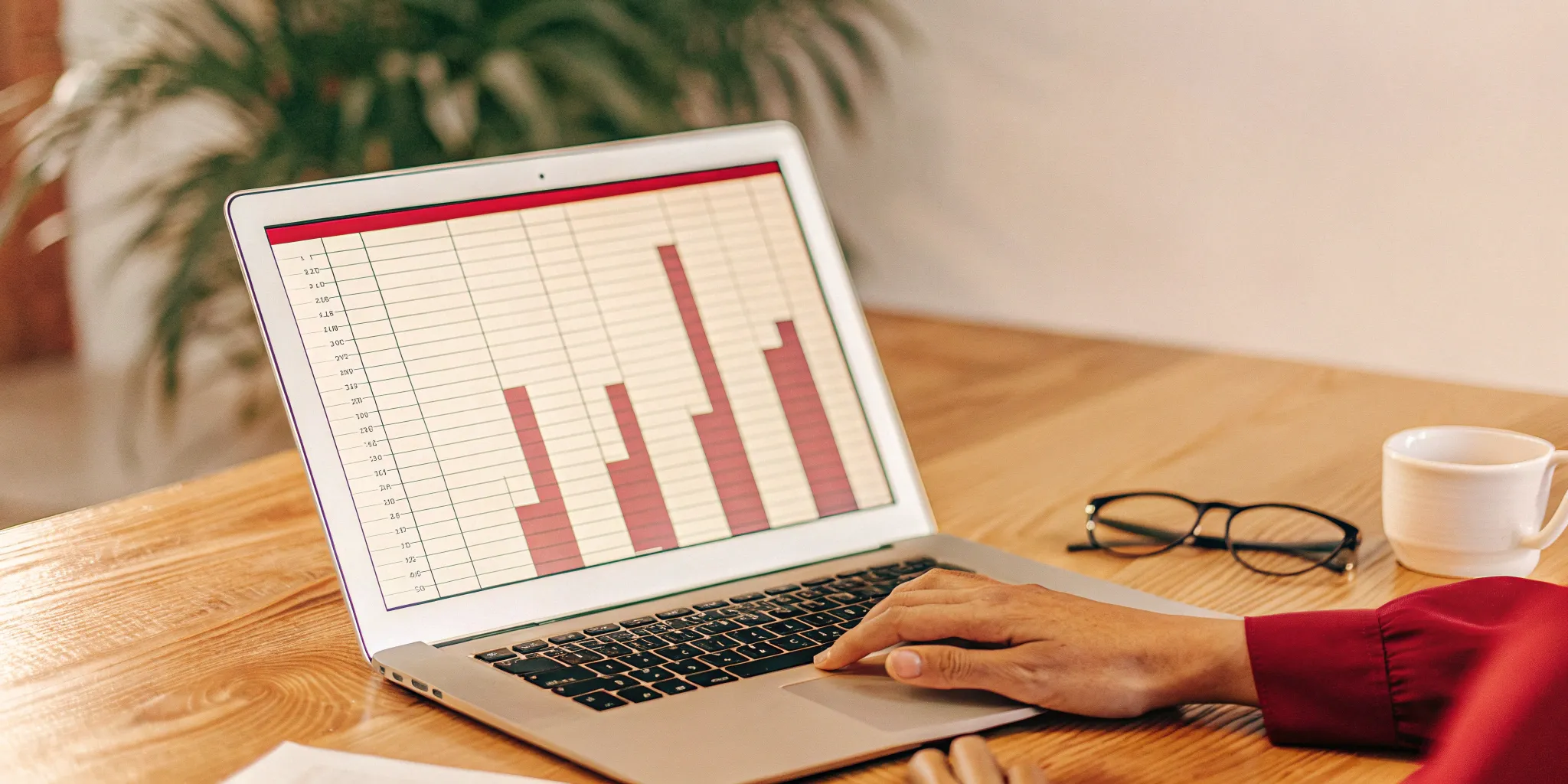 Performing data quality checks on a financial spreadsheet to ensure data accuracy and integrity.