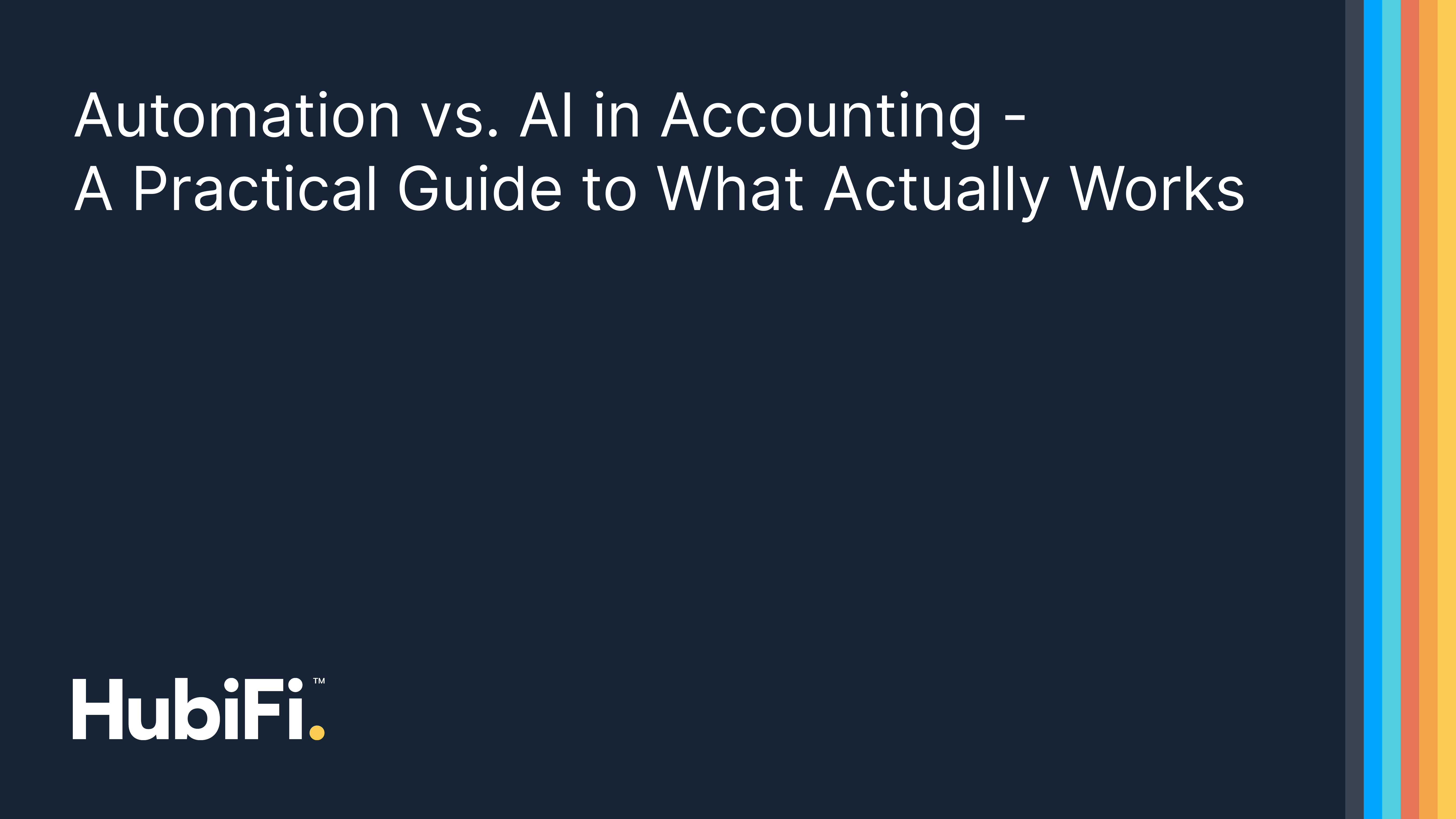 Automation vs. AI in Accounting - A Practical Guide to What Actually Works