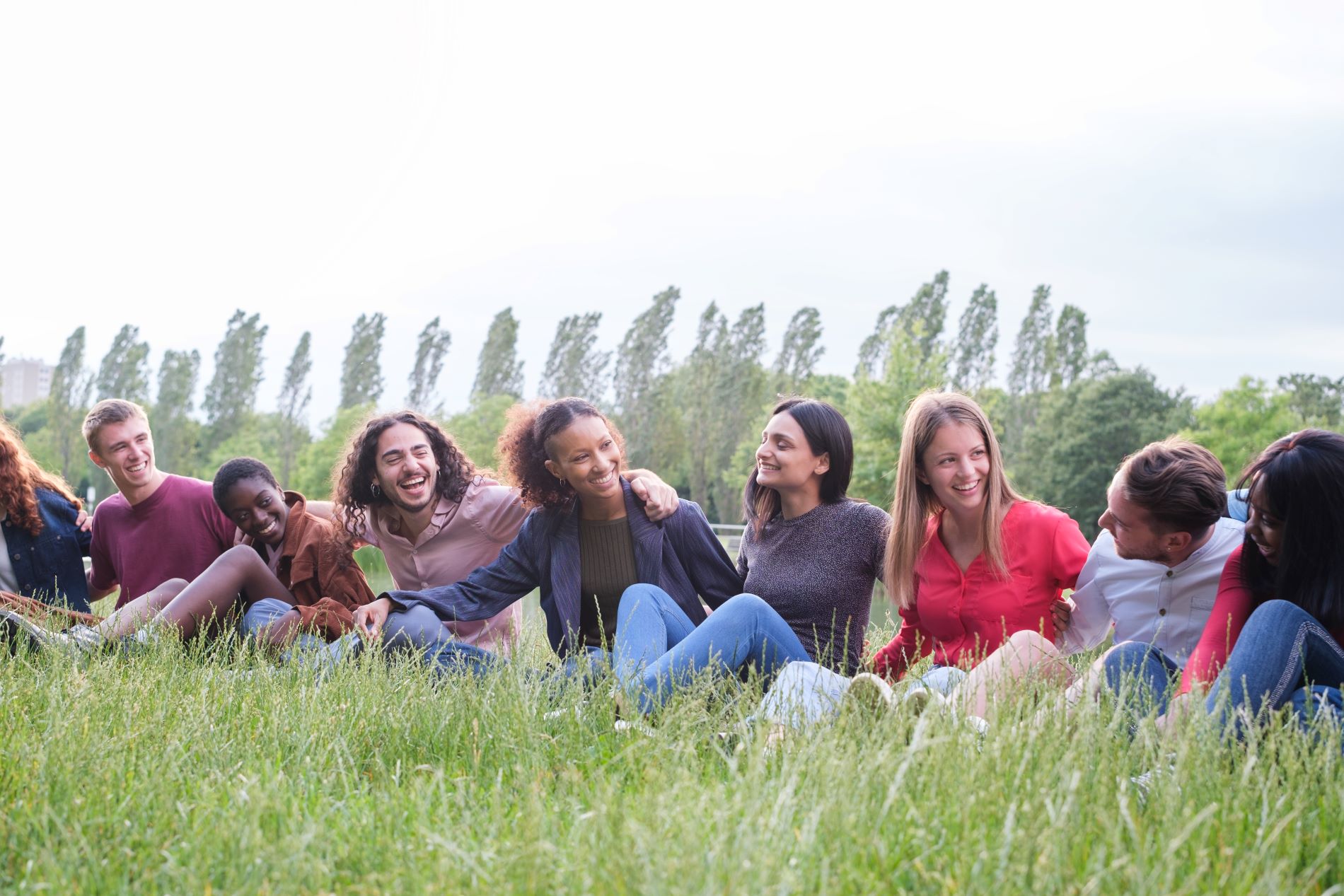 Hybride team tijdens een teamevent van BuitenEvents