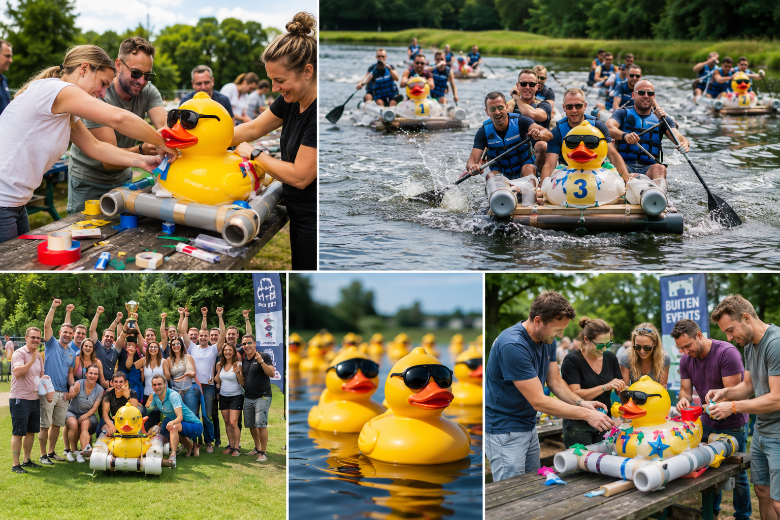 compilatie van de badeendenrace