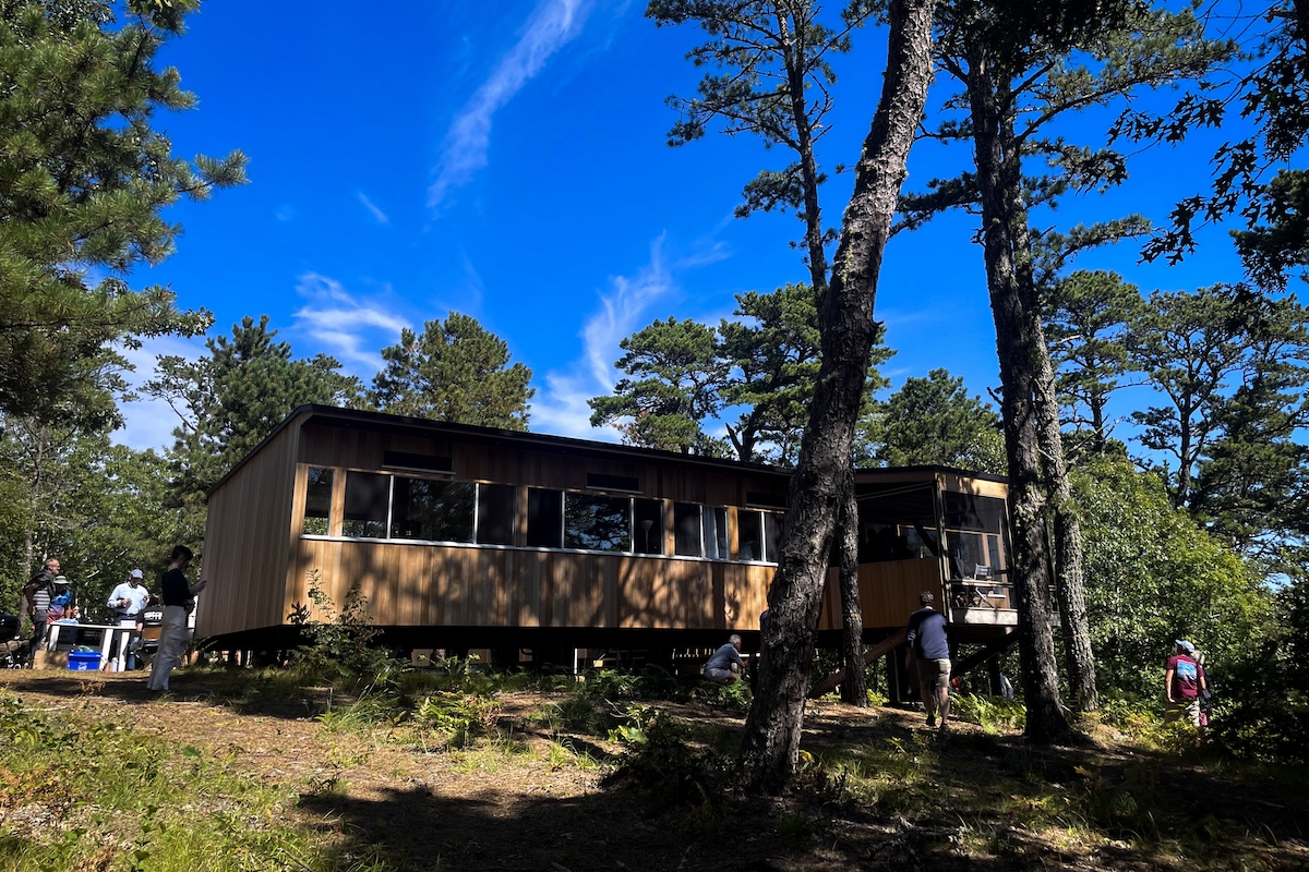 Restored Marcel Breuer home in Wellfleet MA.