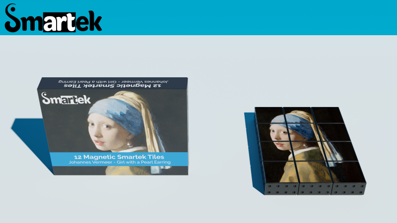 Smartek Toys combines patented magnetic blocks and versatile Butterfly tiles with art-inspired puzzles like Vermeer’s Girl with the Pearl Earring, offering limitless creative play for all ages.