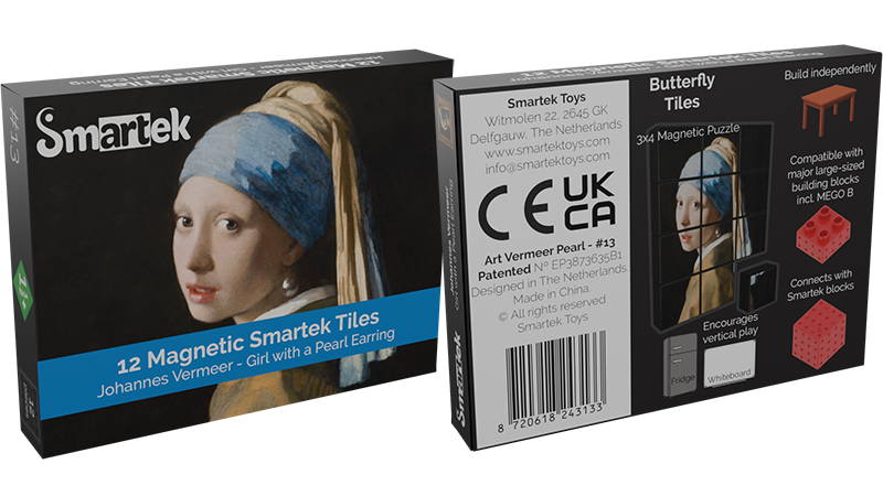 Smartek Toys combines patented magnetic blocks and versatile Butterfly tiles with art-inspired puzzles like Vermeer’s Girl with the Pearl Earring, offering limitless creative play for all ages.