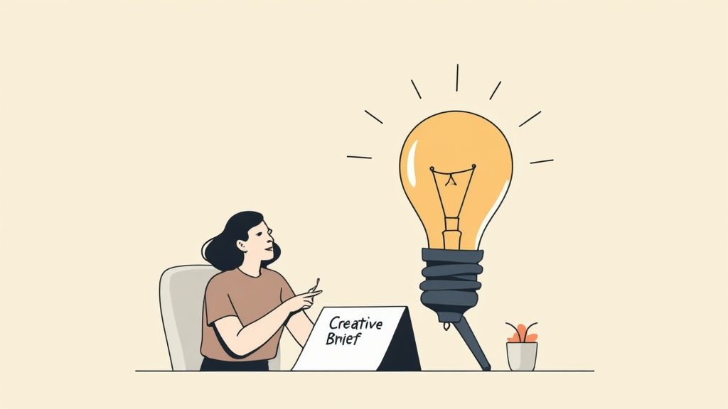 Image creative brief illustration