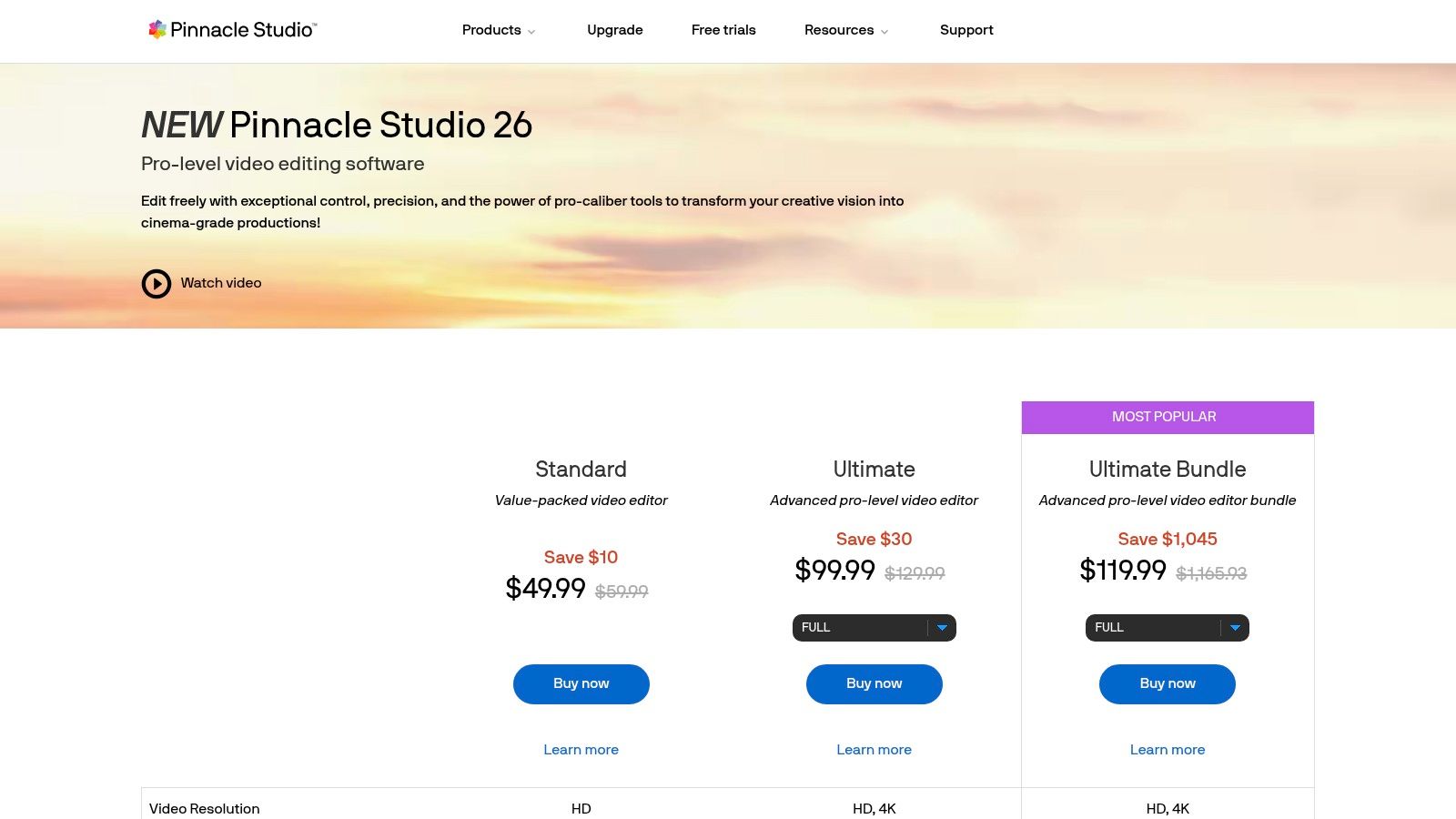 Pinnacle Studio Official Website
