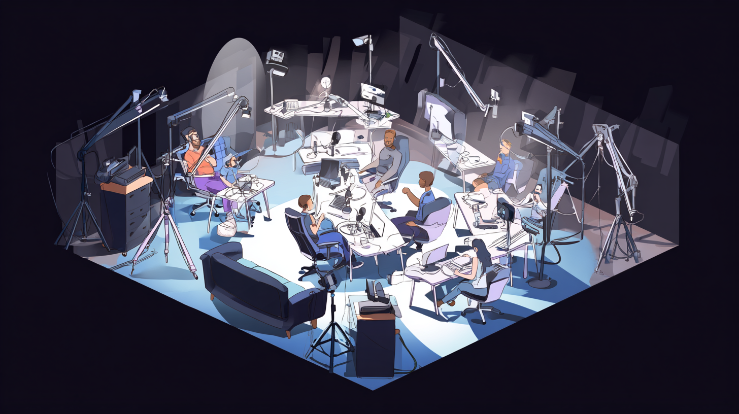 video podcasting illustration