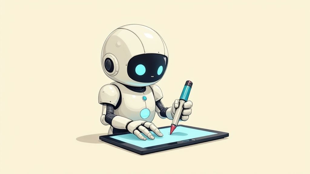 Image robot illustration