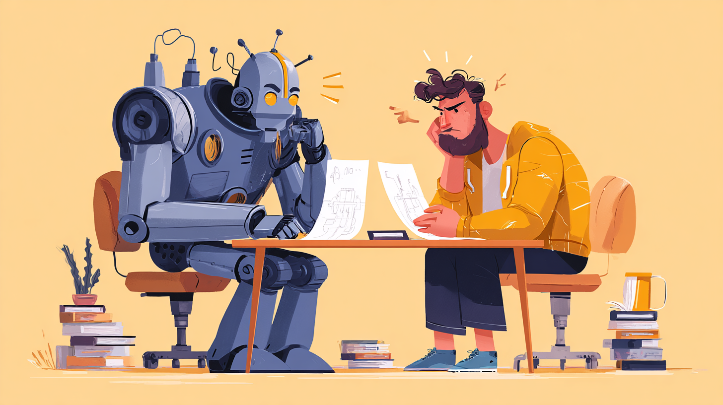 ai human ariguing