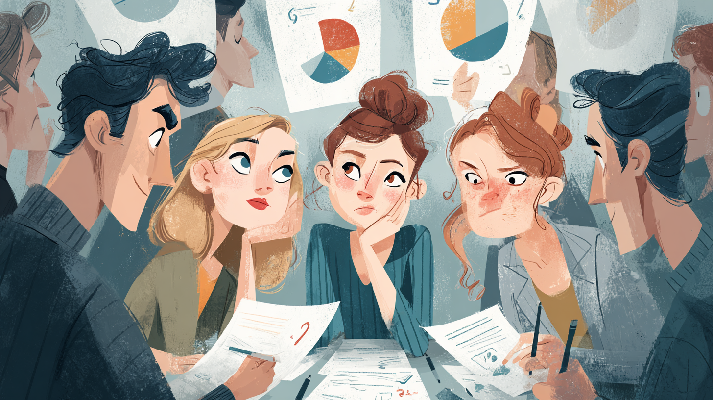 polls and quiz illustration