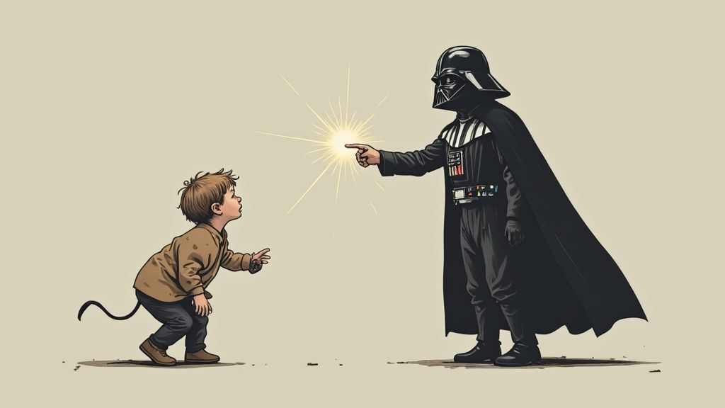 Volkswagen - 'The Force' (Mini Darth Vader)
