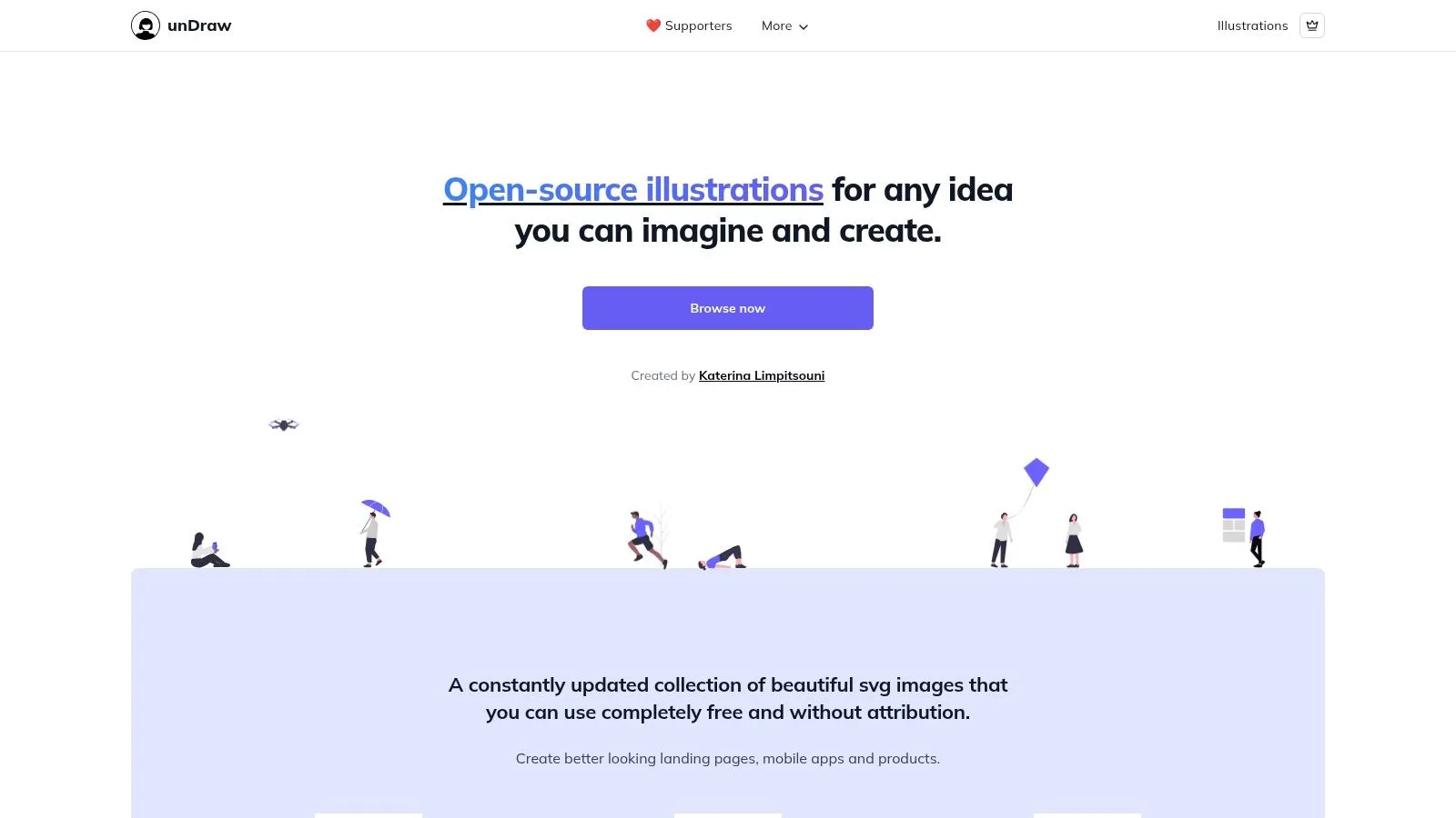 unDraw: Modern Illustrations for Every Project