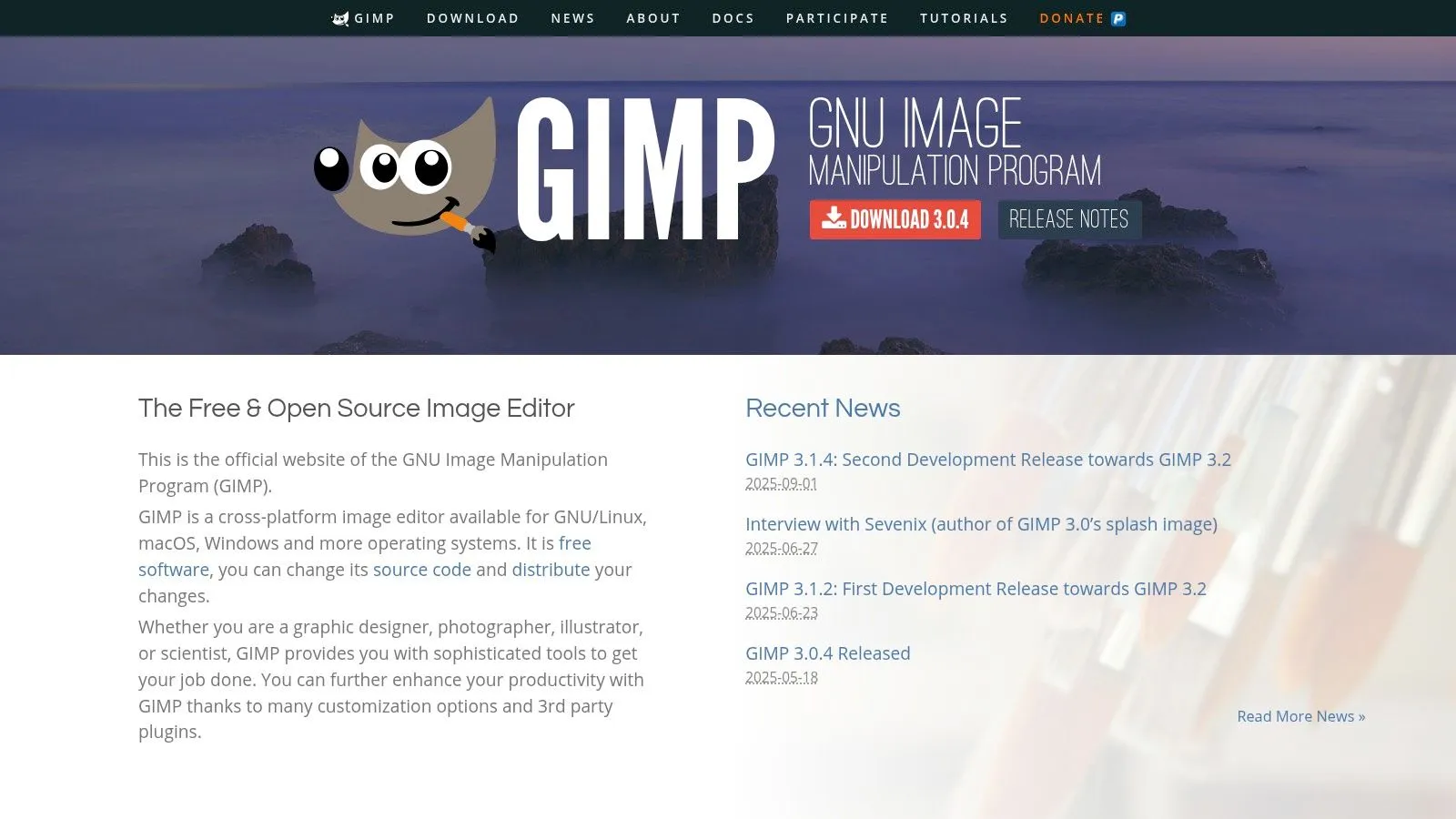 GIMP (GNU Image Manipulation Program)